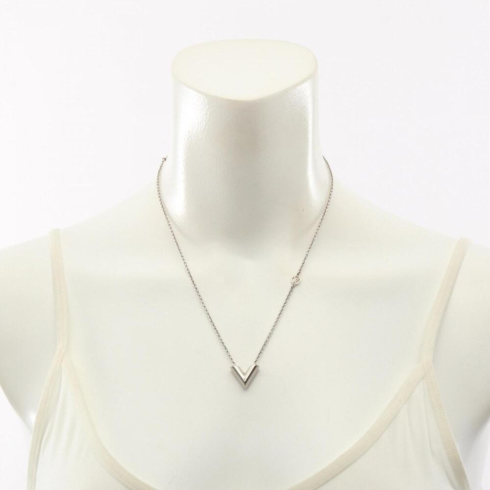 LOUIS VUITTON Silver Necklace - Picture 6 of 6